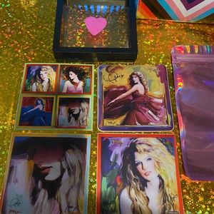 TAYLOR SWIFT PETER MAX ZED PROMOTIONAL SELLING PHOTO SET MINT + REPUTATI…